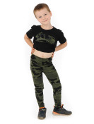 Getry chłopięce Długie legginsy Spodnie Moro