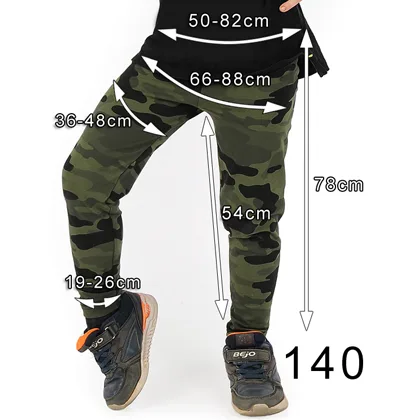 Legginsy dziecięce moro 140