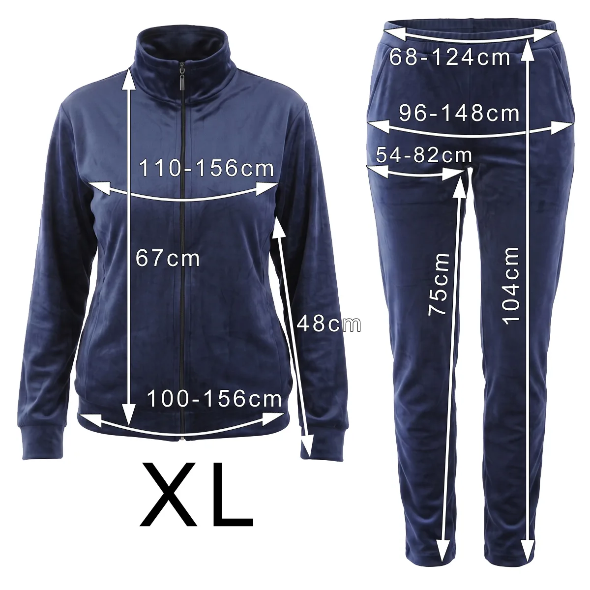 Dres welurowy XL